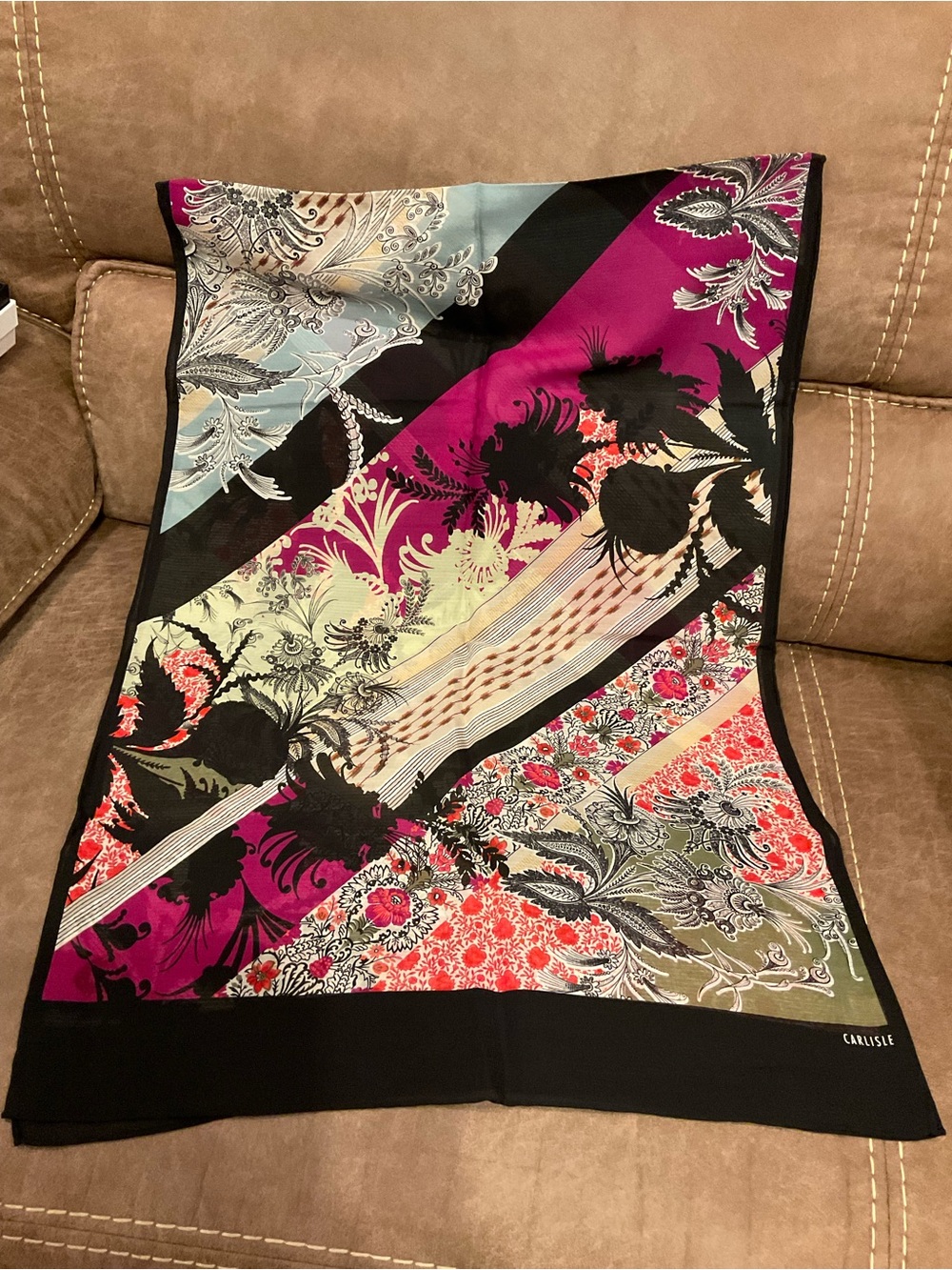 Carlisle Colorful Silk Scarf